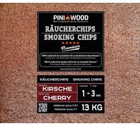 PINI 13 Kg de chips de fumage cerise 1-3 mm Smoking Chips copeaux de fumage