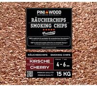 PINI 15 kg de chips de fumage cerise 4-6 mm Smoking Chips copeaux de fumage