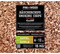 PINI 15 Kg de chips de fumage pomme 6-12 mm Smoking Chips copeaux de fumage