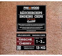 PINI Copeaux de fumage 13 kg Cerise 1-3 mm Copeaux de fumage