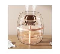 (Pink) 3L Large Capacity Double Spray Humidifier, Portable for Bedroom & Living Room, 360 Degree Coverage