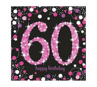 Serviettes Sparkling #60 Pink 33x33cm/16pcs.