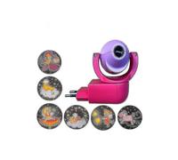 (Pink) Star Moon Animal Projector Led Projector 6 Images Sensor Eu Plug Night Light For Kids Baby Bedroom Decoration