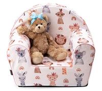 PinkZebra Housse DE Fauteuil Enfant en Mousse, Housse de Fauteuil, Convient pour Fauteuil Enfant en Taille: 51x34x42cm, Assise: 26x26cm, Oeko-Tex Standard 100, Animaux Indiens