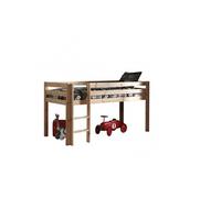 Vipack lit de jeu Pino, surface de couchage 90x200 cm avec set textile rideau et tunnel "Spring