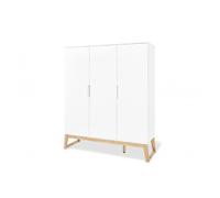 Pinolino Armoire enfant 3 portes - Blanc