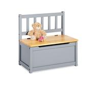 Banc coffre pour enfants 'Fenna', gris/naturel
