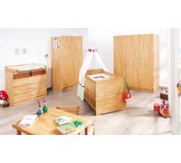 Pinolino - Chambre Natura huilé : lit, commode, armoire