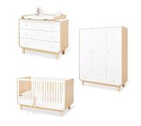 Pinolino - Chambre Round : lit, commode, armoire
