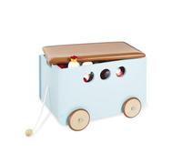Pinolino Coffre à jouets 'Jim' à roulettes menthe