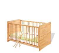 Pinolino - Lit bébé évolutif Natura bois massif huilé 70 x 140