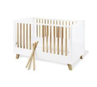 Pinolino Lit de bébé évolutif Pan - Blanc et chêne