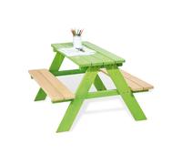 Pinolino Ensemble de sièges pour enfants Nicki pour 4 – massif épicéa, lasuré vert et clair