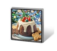 Pin's de Noël personnalisé en alliage d'aluminium - Mini broche classique - 1,8 x 1,8 cm - Pour sacs à dos, chapeaux, costumes, vestes, vêtements