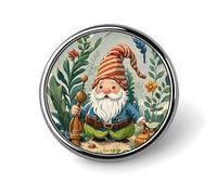 Pin's de Noël personnalisé en alliage d'aluminium - Mini broche classique - 2,5 cm - Pour sacs à dos, chapeaux, costumes, vestes, vêtements