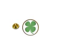 Pins Pin Badge Pin's Cocarde Motard Chance Biker Treffle Quatre Feuille R2