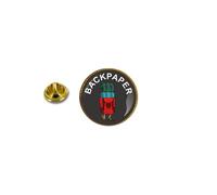 Pins Pin Badge Pin's Metal Avec Pince Papillon Backpaper Routard Randonnee