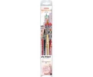 Pinselset Aquarelle urbaine 4er-Set