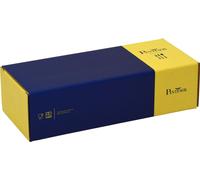 Pinti Tube, finition satinée – Lot de 24 couverts en acier inoxydable 18/0 sans nickel – Service pour 6 personnes – fourchette, couteau, cuillère et petite cuillère – Design original pour les tables g