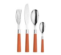 Pintinox Lot de 24 couverts en velours couleur orange, boîte cadeau
