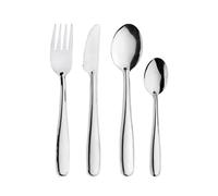 Pintinox Set de 200 couverts légers réutilisables Use&Reuse: 50 fourchettes, 50 couteaux, 50 cuillères et cuillères à café, acier inoxydable sans nickel, alternative au plastique jetable