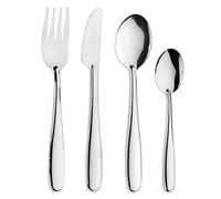 Pintinox Use&Reuse Couverts Anniversaire réutilisables en acier inoxydable,alternative au plastique, sans nickel, , recyclables (72 couverts mixtes)