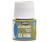 Pébéo Peinture textile Setacolor opaque Vert olive 45 ml