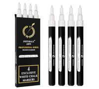 Pinturale Arts Set 4 Feutre Blanc Effacable Pour Tableau Noir | Pointe Extra Fine 1mm | Feutre Craie Effacable Tableau Noir | Stylo Craie Blanc Pour Vetre, Virre, Ardoise