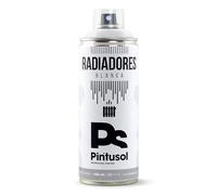 PINTUSOL Bombe Peinture Radiateur Blanche, Finition Satinée, non jaunissante, Antirouille à Haute Opacité et Résistance, Application Facile, Spray Professionnel Blanc pour Radiateurs 400ml