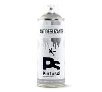 PINTUSOL Bombe Peinture Sol Antidérapante Transparent Intérieur/Extérieur, Prévention Glissades Chutes Baignoire, Haute Adhérence, Application Facile, Séchage Rapide, Spray Professionnel 400ml