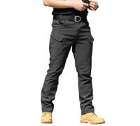 PINTUTU Pantalon Tactique Homme Cargo Treillis Militaire Randonnée Chasse Pantalon de Travail Pantalon Cargo Homme Tactique Combat Stretch Extensible Séchage Rapide (Pas de Ceinture)