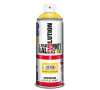 PINTYPLUS Aérosol de peinture EVOLUTION 520cc RAL 1021 Sunny Yellow