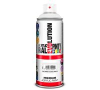 Peinture Spray Acrylic Brillant 400ml Blanc De Sécurité Ral 9003 - Pinty Plus