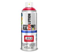 PINTYPLUS Aérosol de peinture EVOLUTION WATER BASED 520cc RAL 3001 Signal Red