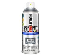 PINTYPLUS Aérosol de peinture EVOLUTION WATER BASED 520cc RAL 7011 Iron Grey