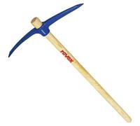 Pioche de terrassier REVEX - 2,5 kg - oeil rond - manche bois 90 cm