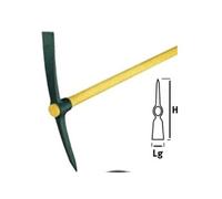 - Pioche jardin et terrasier douille ronde 2,5kg sans manche