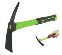 Pioches pour Creuser Houe de Jardin Double Face de 16, 9 Pouces Robuste avec poignée antidérapante Pioche pour Le Jardinage, l'aménagement paysager, Les travaux Cour et l'extérieur Style 2, pioche