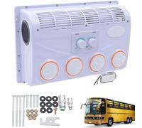 PioMue Climatiseur pour véhicules de Loisirs, climatiseur 12/24 V CC pour camions, Camping-Cars, Bus, excavatrices, véhicules agricoles, véhicules de Chantier, sans consommation de Carburant 12V