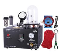 PioMue Machine de coulée sous Vide, Machine de soudage par Points pour Bijoux, Machine de coulée sous Vide combinée pour la Technique de la Cire Perdue en Bijouterie 3KG