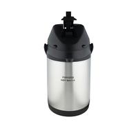 Pioneer Flacon 3,0 L en Acier Inoxydable avec Levier, Flacon étanche pour Boissons Chaudes et Froides, Distributeur de Boissons Facile à Utiliser pour Les événements avec étiquette d'eau