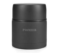 Pioneer HTH500BK boîte isotherme, Acier Inoxydable 18/10, Noir Mat, 8 cm