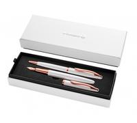 Pelikan Noble Jazz Ballpoint Pen+fountain Pen Set Blanc Enfants