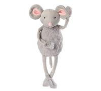 Pioupiou et Merveilles - Les Doux Bidous - Doudou Souris Lumineux et Musical - Elle s'illumine des 7 Couleurs de l'arc en Ciel - s'adapte en 2 Positions - 16276