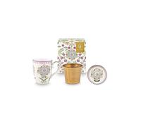 PIP STUDIO Ensemble à thé Tea for One 3 pièces LILY&LOTUS Lilac blanc