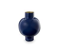 Pip Studio Grand vase en métal bleu roi 42 cm