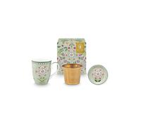 PIP STUDIO Set à thé Tea for One 3 pièces LILY&LOTUS Vert clair vert clair