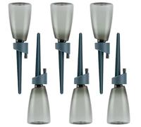 Pipe à Ressort - Inserts de 16 mm pour Tuyau d'arrosage | pour arroseur | 6 dispositifs d'irrigation avec Bouteille | pour arrosage de l'arroseur