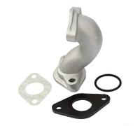Pipe Admission Carburateur Moteur 50cc-110cc Haute Résistance | Aluminium haute résistance, remplacement direct, finition argentée, compatible 110cc-160cc, installation rapide