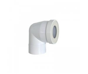 Pipe coudée courte - mâle - diamètre 93 mm REGIPLAST